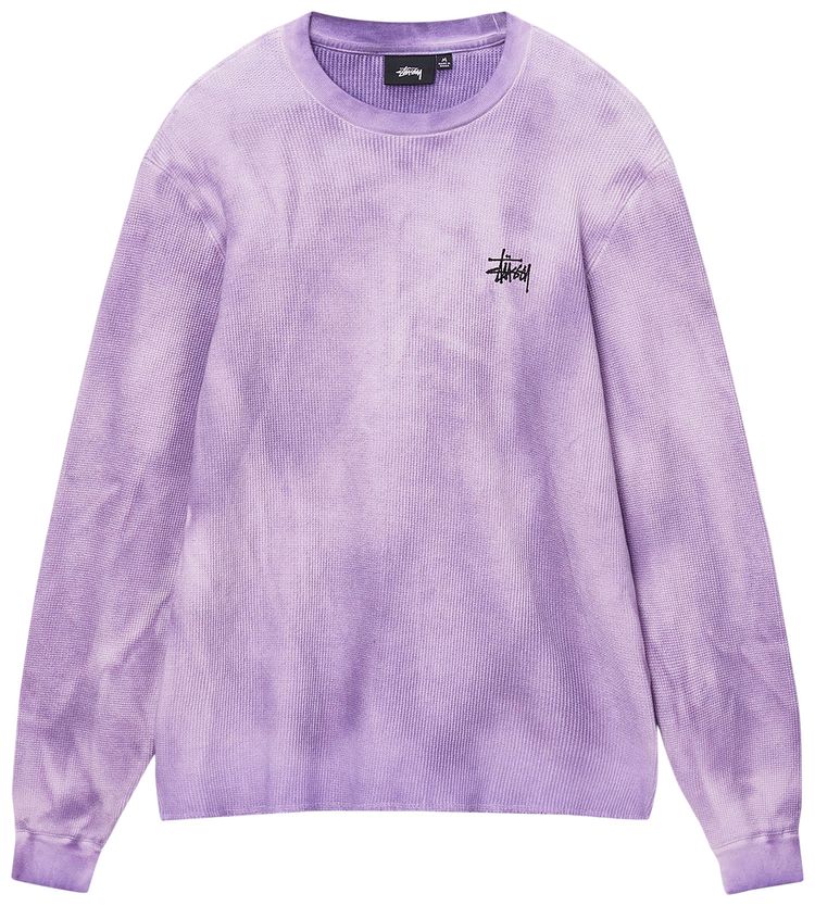 

Лонгслив Stussy Basic Stock Long-Sleeve Thermal 'Lavender', фиолетовый