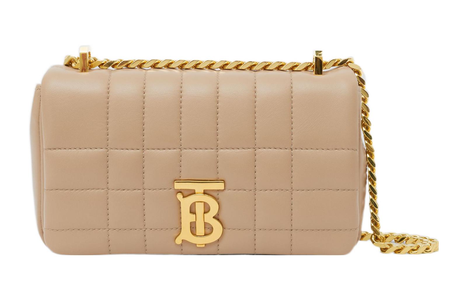 

Сумка Lola Bag из овчины, через плечо, мини, женская, цвет "Oats Beige" Burberry