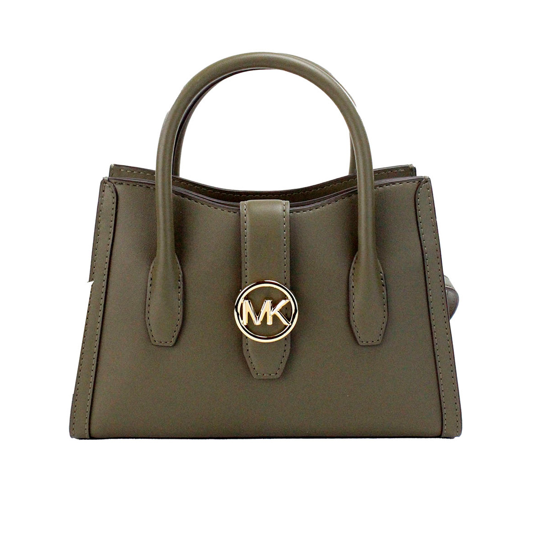 

Сумка-портфель через плечо Gabby Small Olive из искусственной кожи с застежкой-молнией Michael Kors