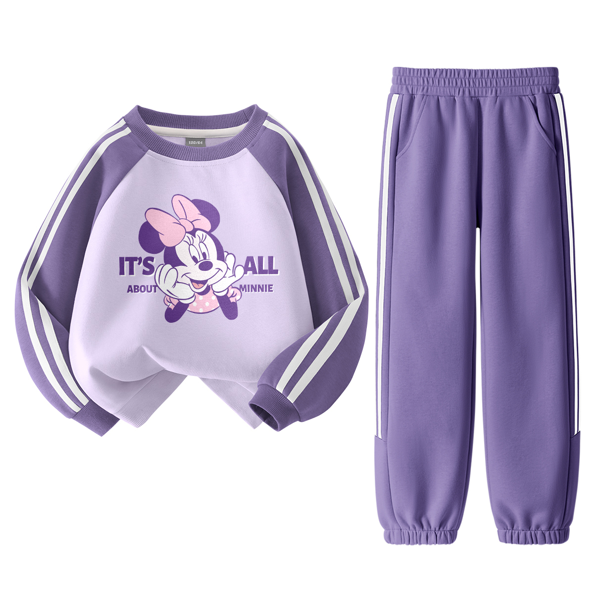 Повседневная спортивная одежда для детей 3-7 лет Disney, фиолетовый — фото 3