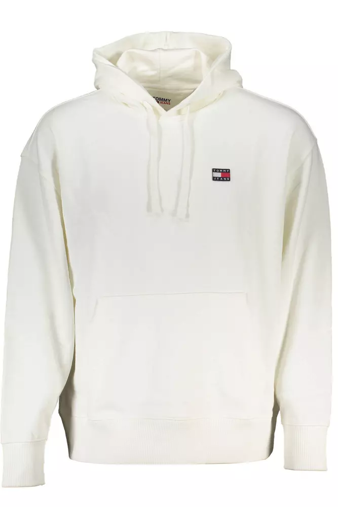 

Белый хлопковый мужской свитер Tommy Hilfiger
