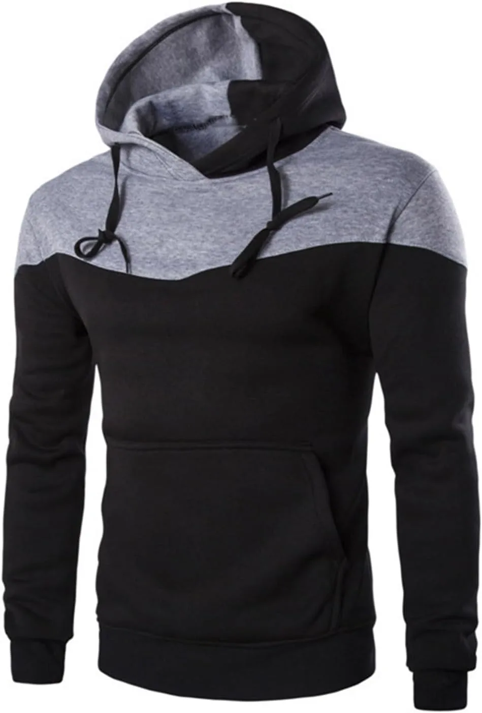 

Толстовка с капюшоном мужская, контрастная резинка Lolvmvchi