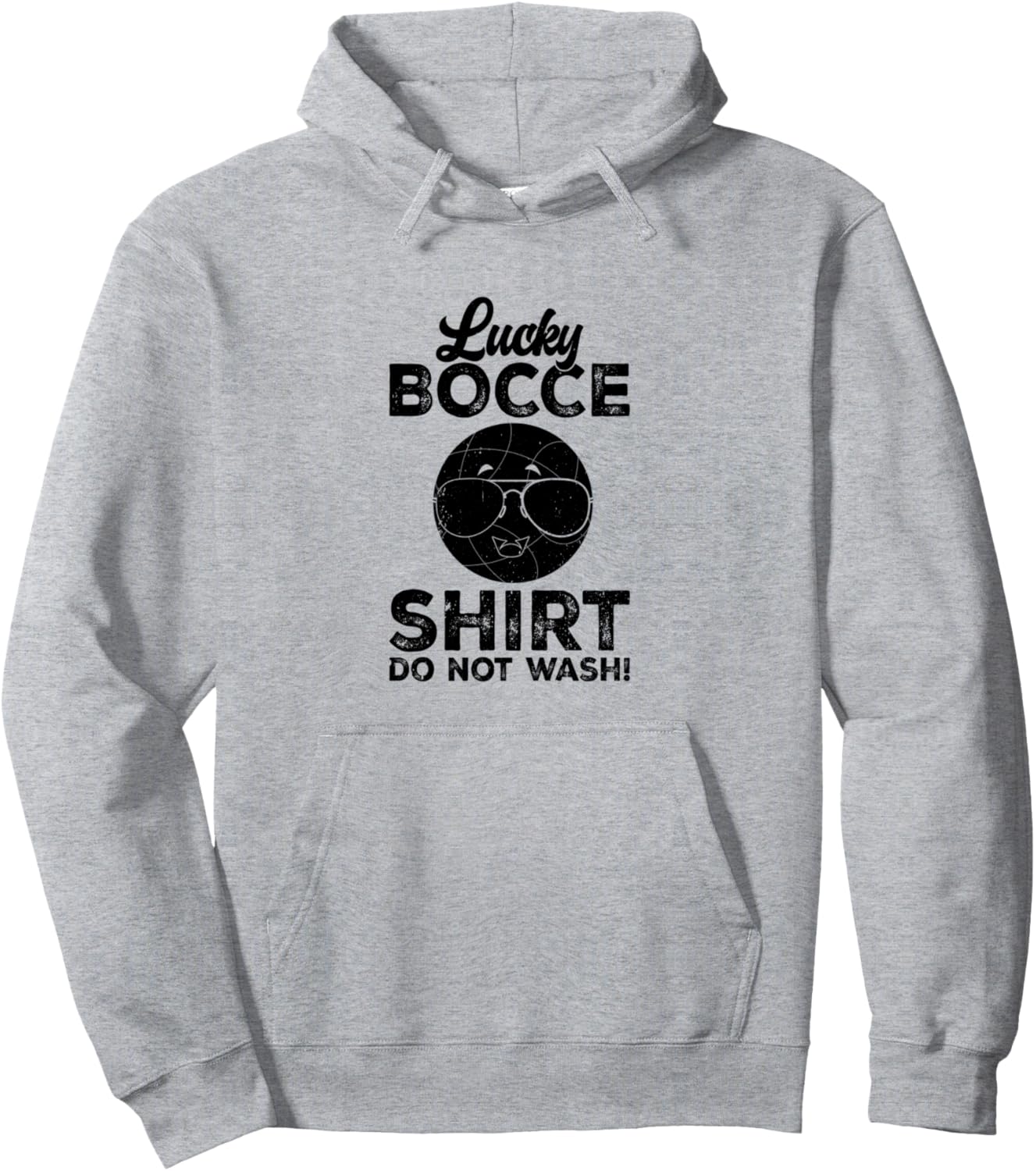 

Толстовка Lucky Bocce, не стирать - Забавная толстовка с надписью Bocce Funny Bocce Ball Player Bocce Ball Game, серый