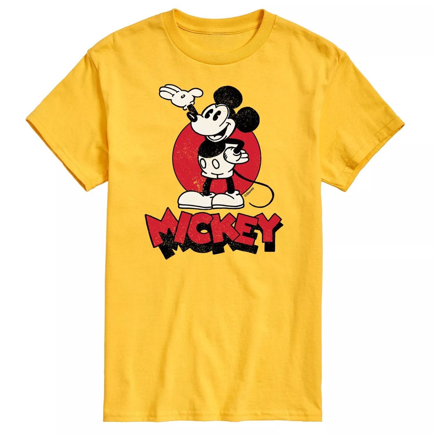 

Мужская футболка с рисунком Disney's Mickey Heritage Licensed Character