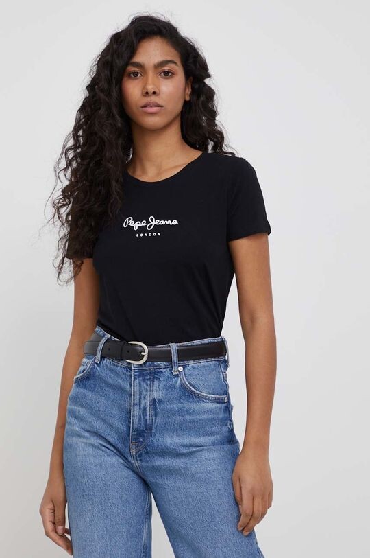 

Футболка NEW VIRGINIA SS N Pepe Jeans, черный