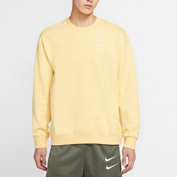 Толстовка NikeSwoosh Sportswear French Terry Men Yellow, желтый — фото 3
