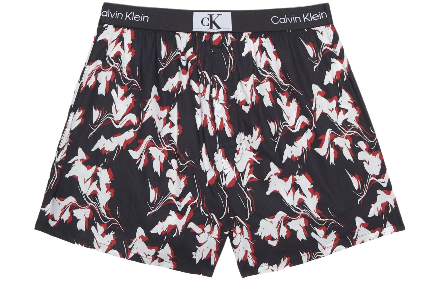 

Кальсоны мужские CALVIN KLEIN 1 упаковка с рифленым принтом черные
