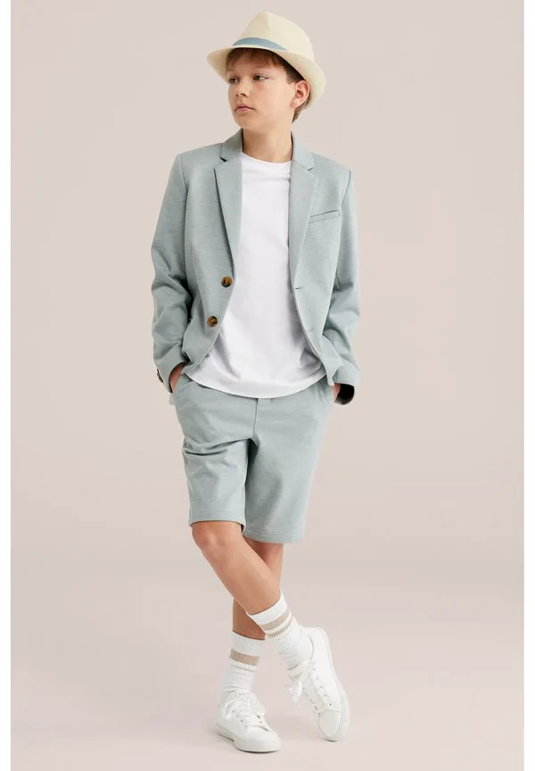 Шорты унисекс We Fashion, Green Blue — фото 3