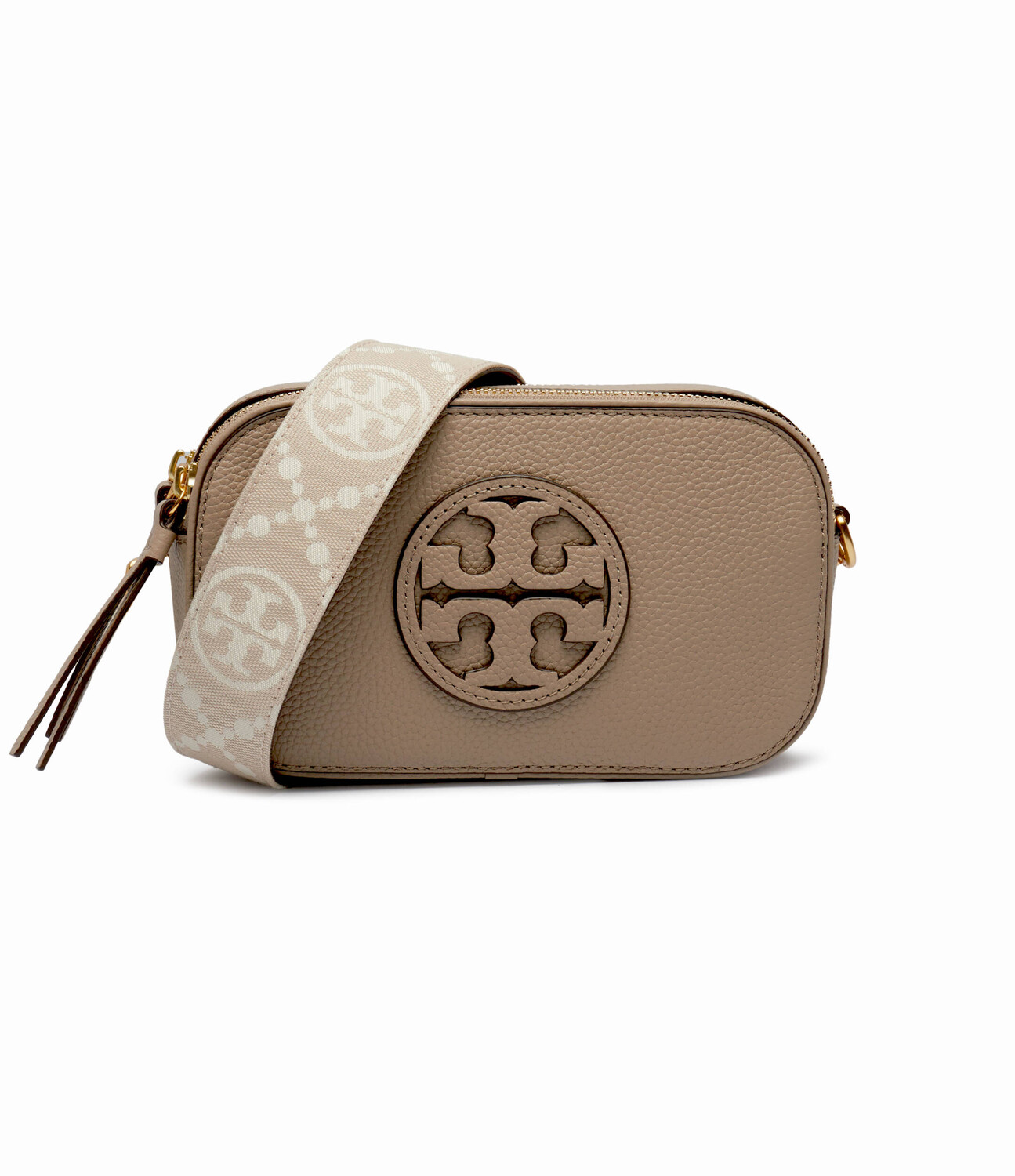 

Сумка через плечо TORY BURCH Miller Mini, бежевый