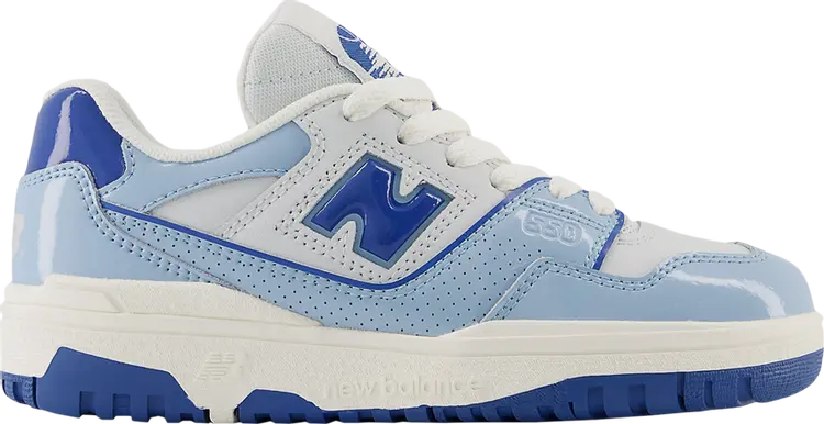 

Кроссовки 550 Little Kid 'Patent Leather Pack - Chrome Blue', синий
