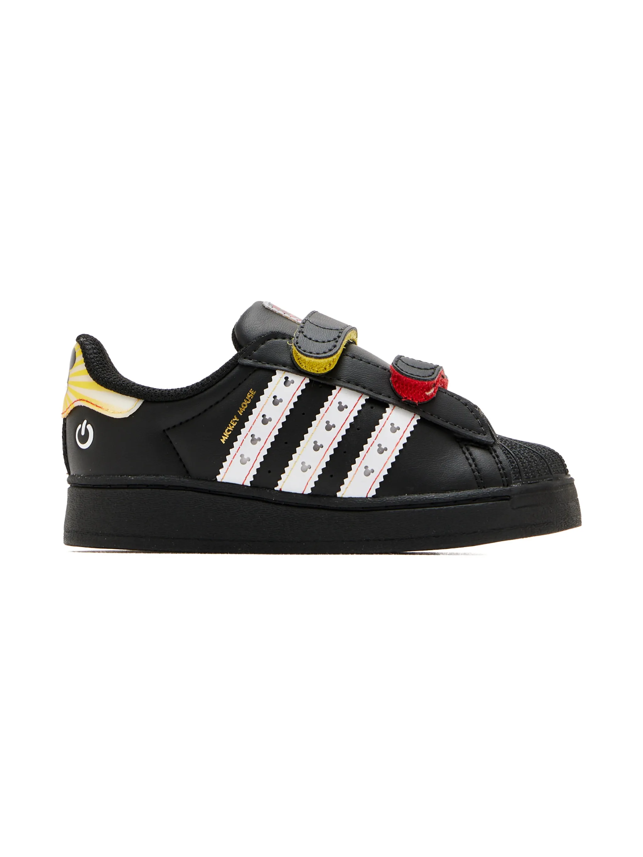 

Кроссовки в полоску Disney Superstar Adidas Kids, черный