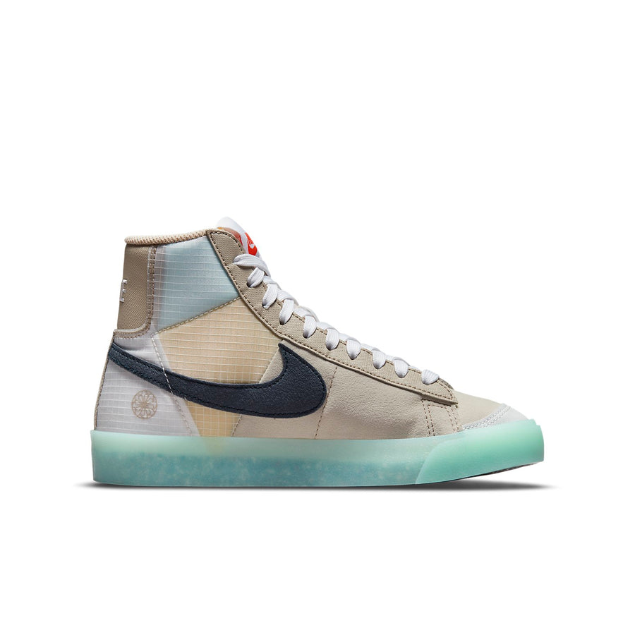 Кроссовки (GS) Nike Blazer Mid '77 'Move To Zero - Cream', белый — фото 2