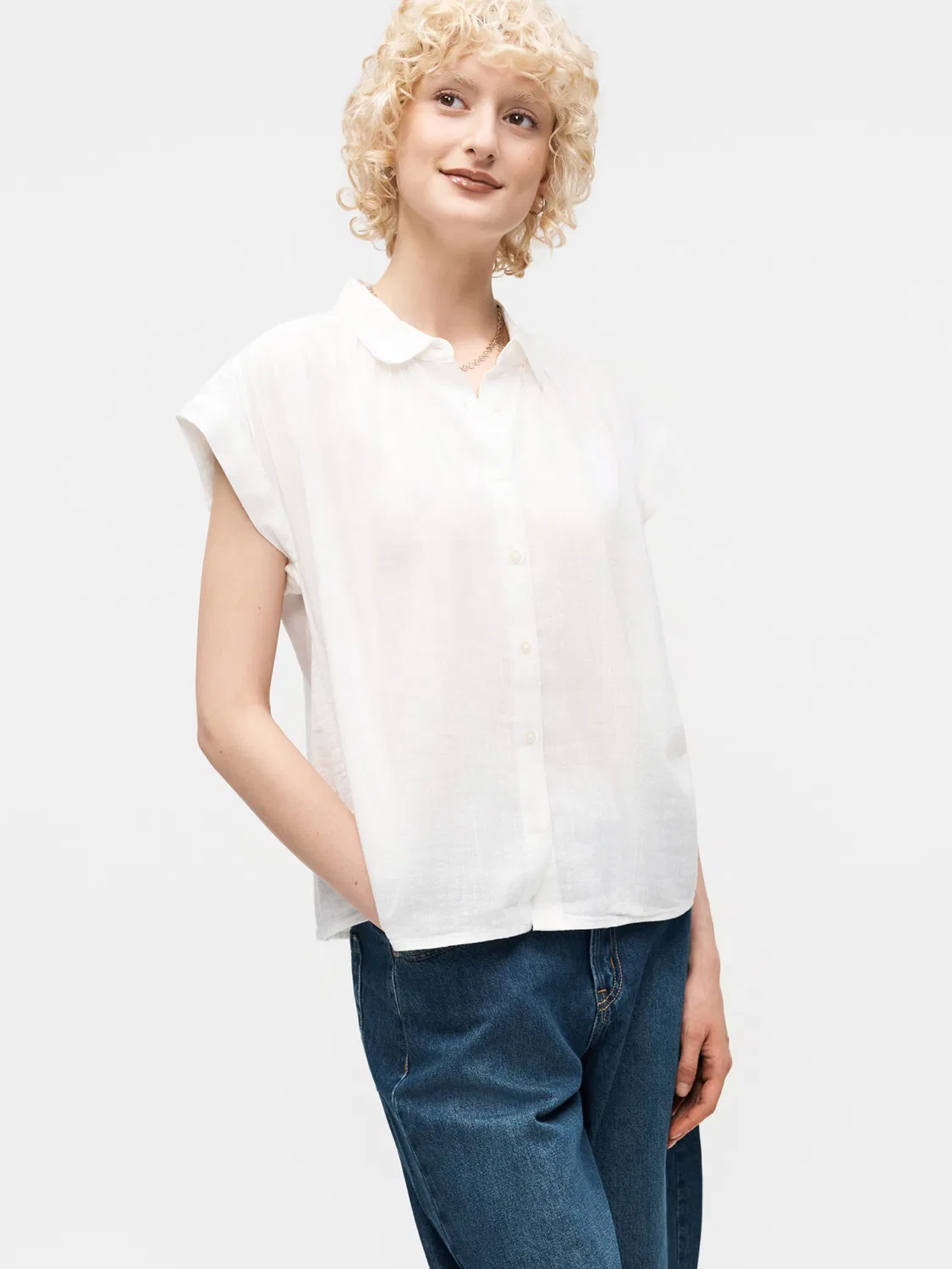 Джинсы Gap Barrel Jeans VERA синего цвета — фото 2