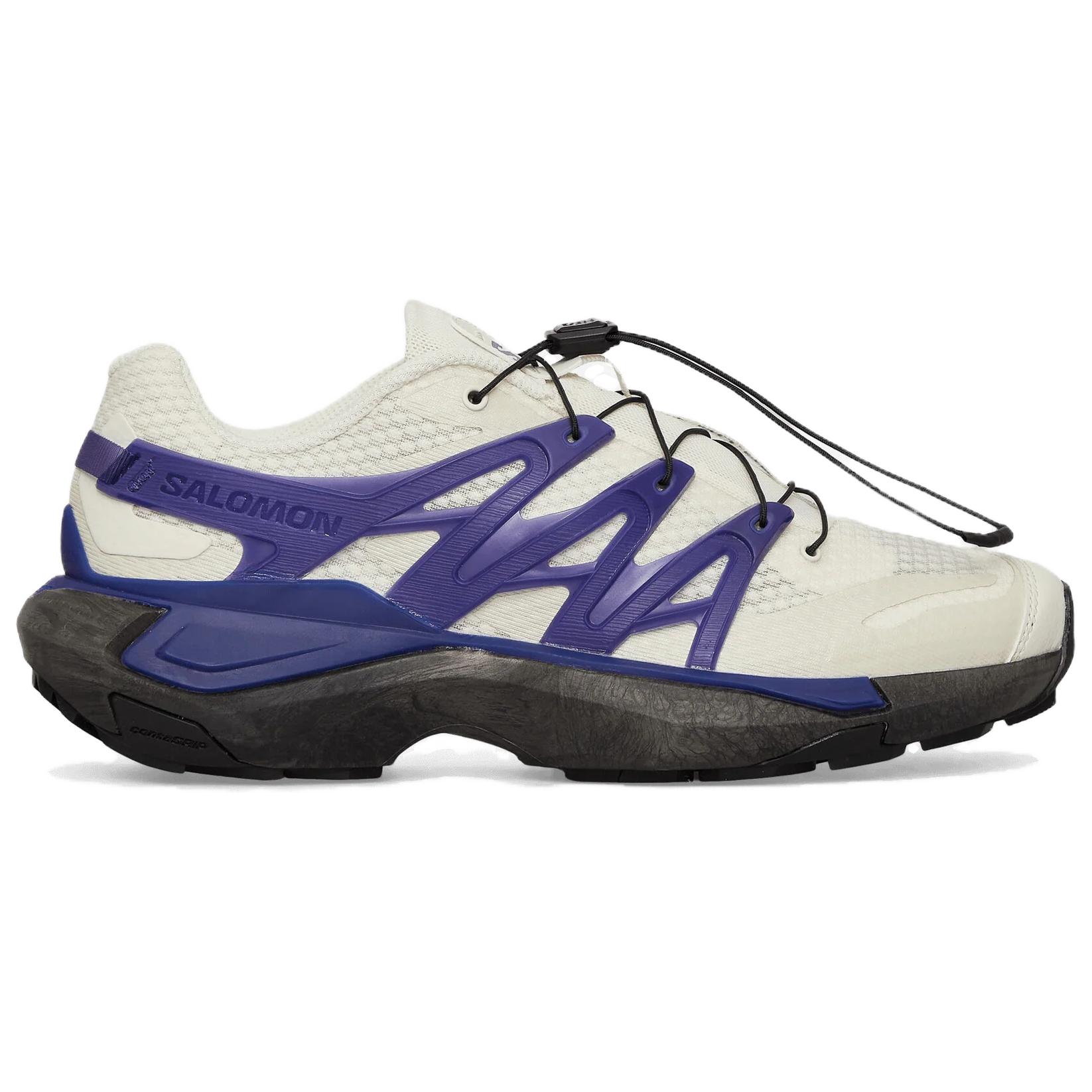 XT PU.RE ADVANCED дышащие низкие кроссовки для бега unisex белый фиолетовый SALOMON, белый/фиолетовый — фото 3