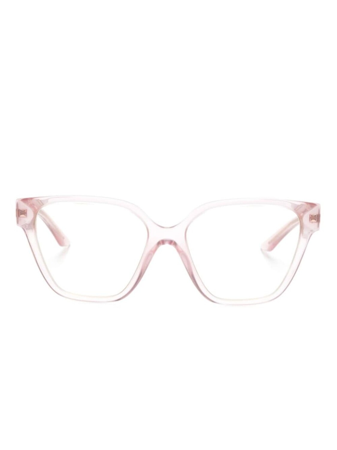 

Очки в геометричной оправе Versace Eyewear, розовый