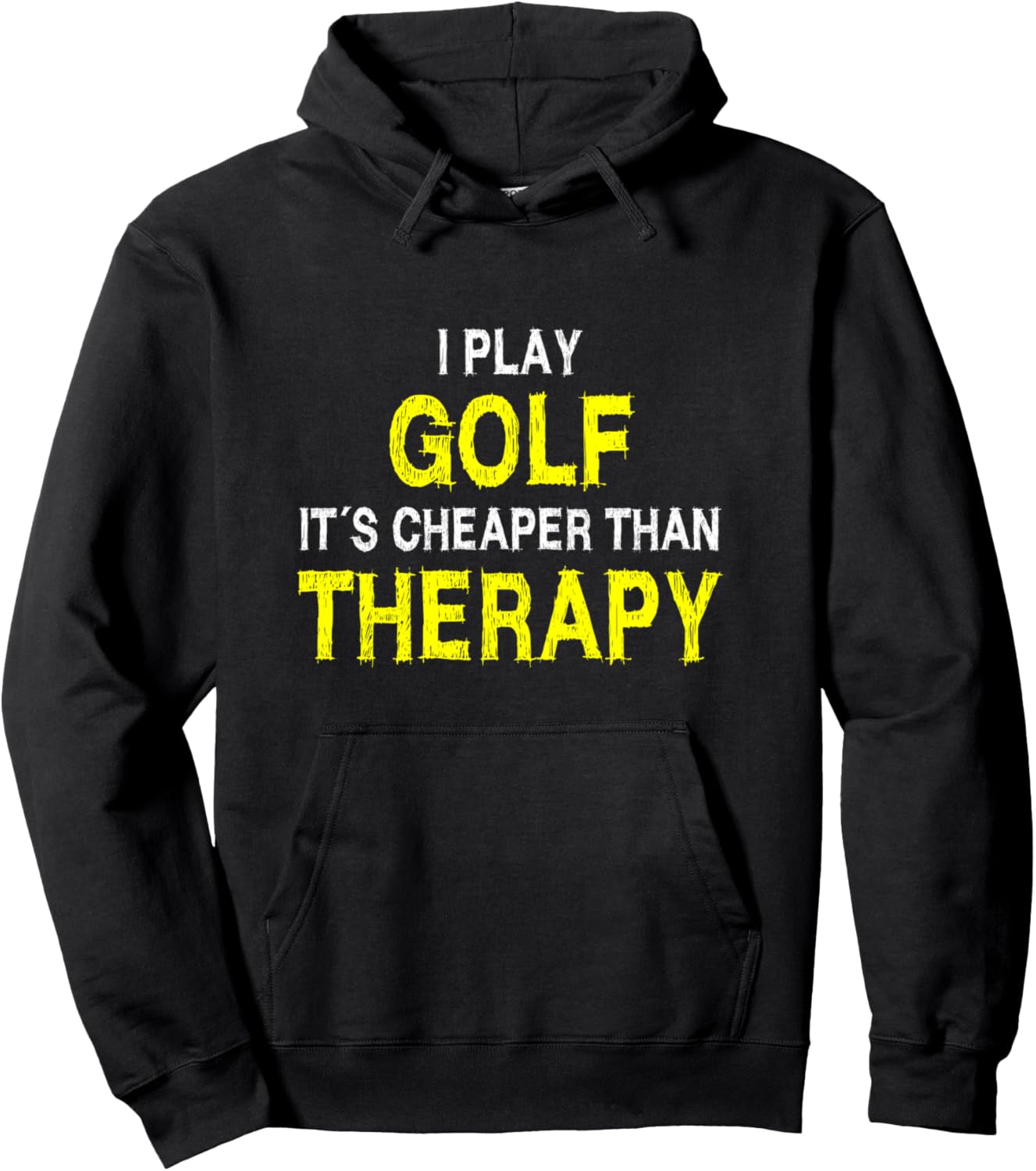

Дизайн мини-гольф-поля, забавная толстовка для гольфиста Golf Therapygolf Clubsgolf Ball Outfits, черный