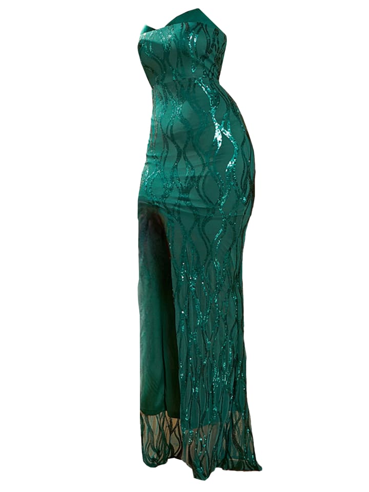 

Длинное платье Moda Minx, зеленый