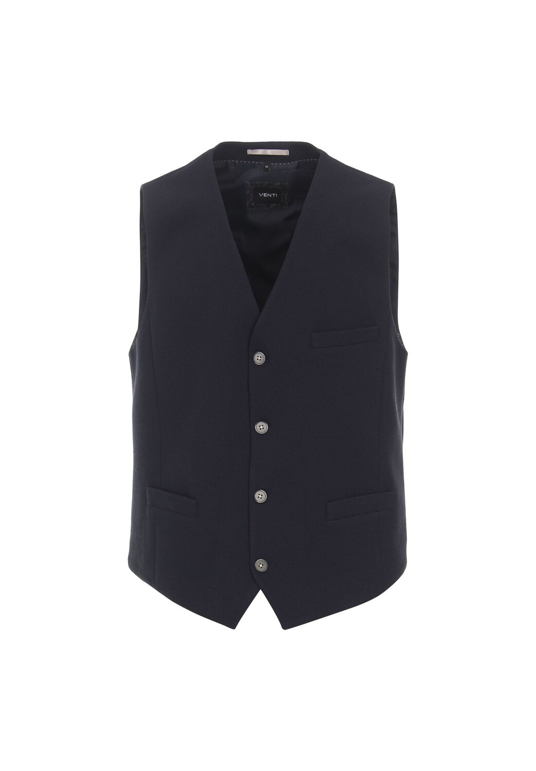 

Мужской костюм-жилет однотонный Venti, темно-синий