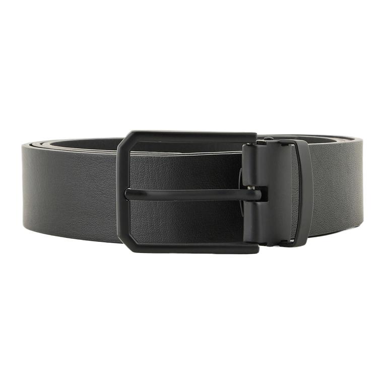 

ARMANI EXCHANGE Ремень мужской AE из коровьей кожи, однотонный, черный, ширина 3,5 см