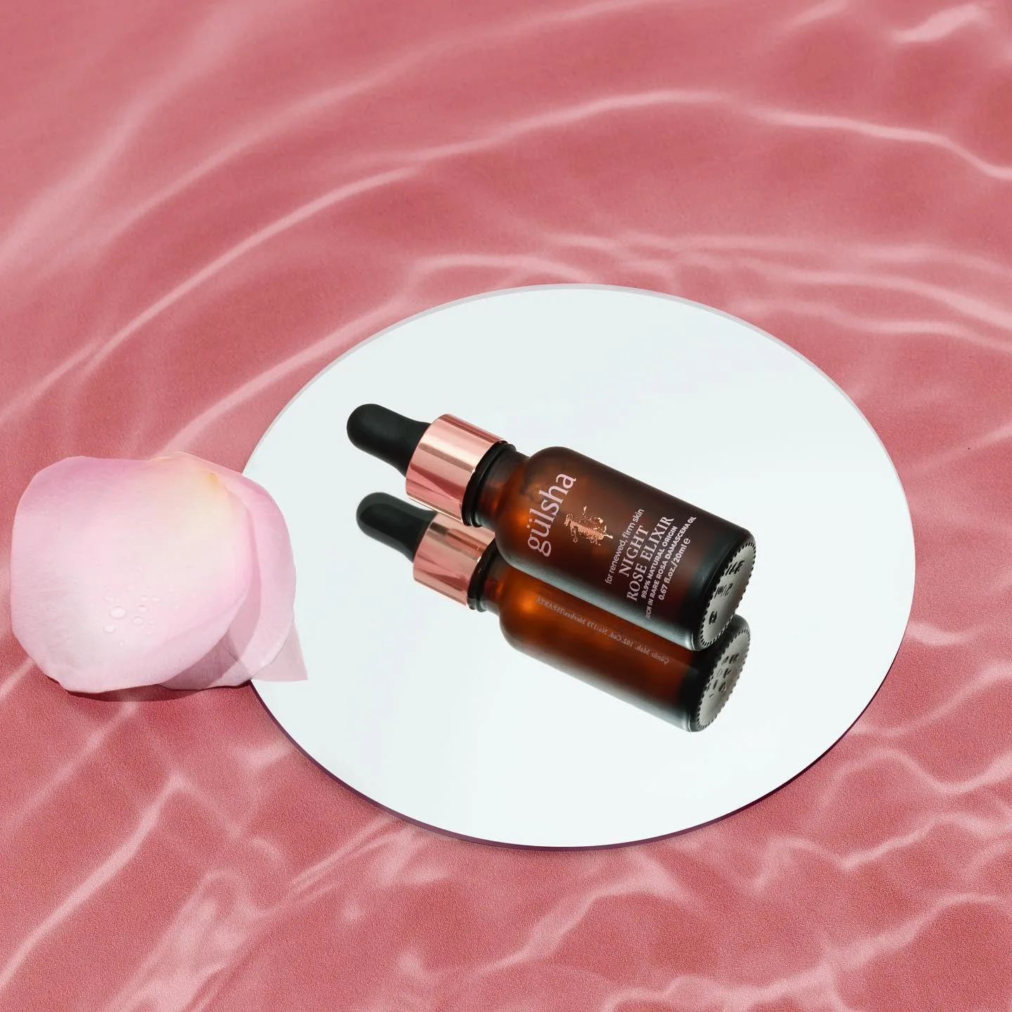 Масло для лица Gülsha — Gulsha Regenerative Night Rose Elixir, эфирное масло Rosa Damascena для лица, питает и, 18 мл — фото 4