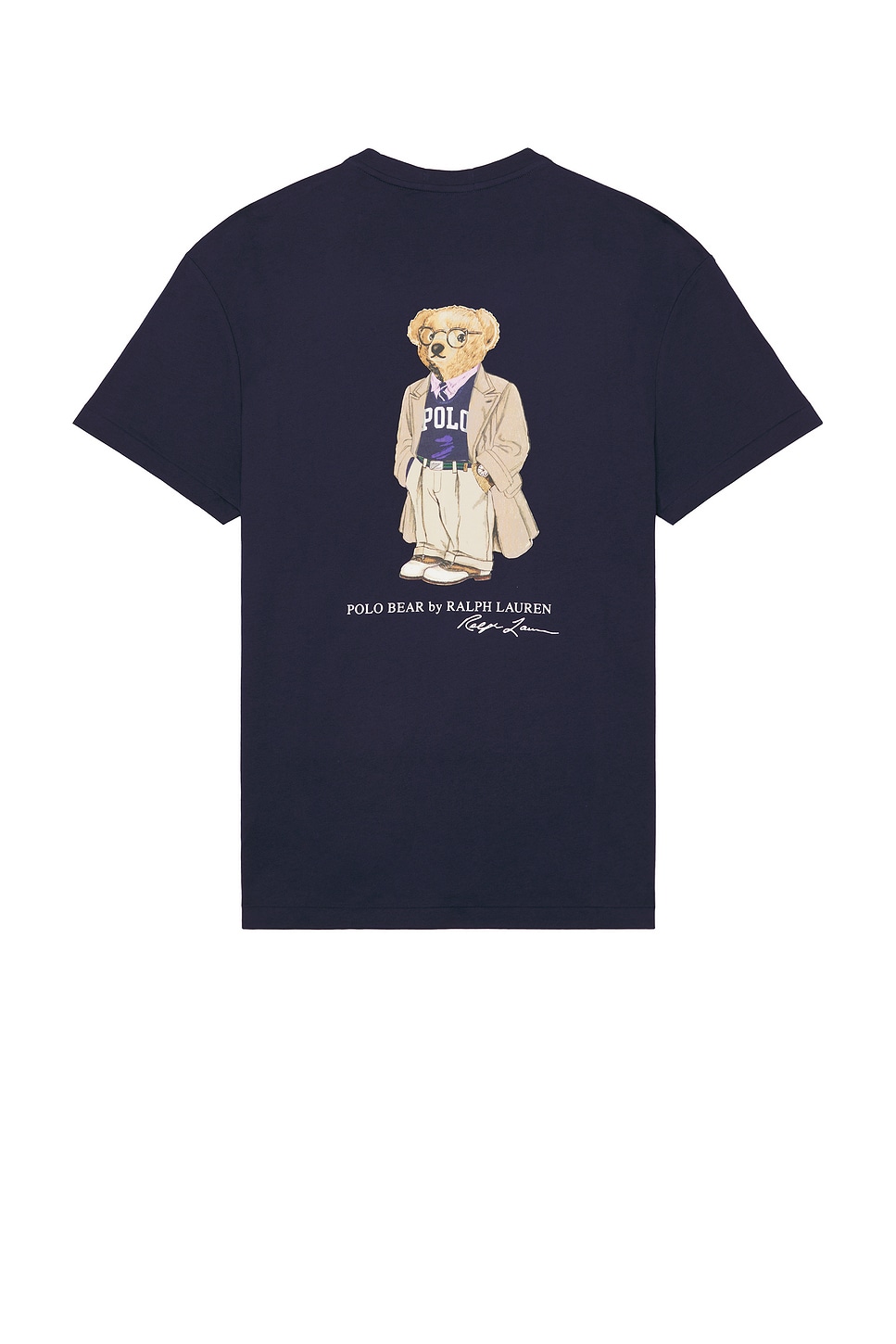 

Футболка с изображением медведя Polo Ralph Lauren, newport navy