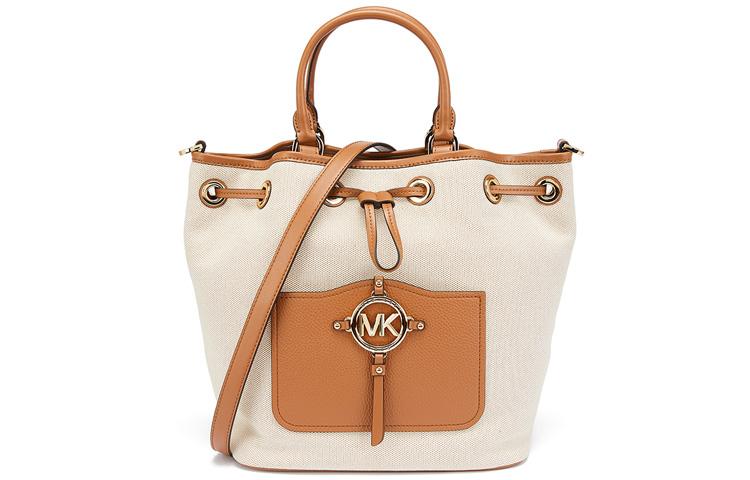 

Сумка через плечо из хлопка с полиэстером, кроссбоди, женская сумка бежевый MICHAEL KORS