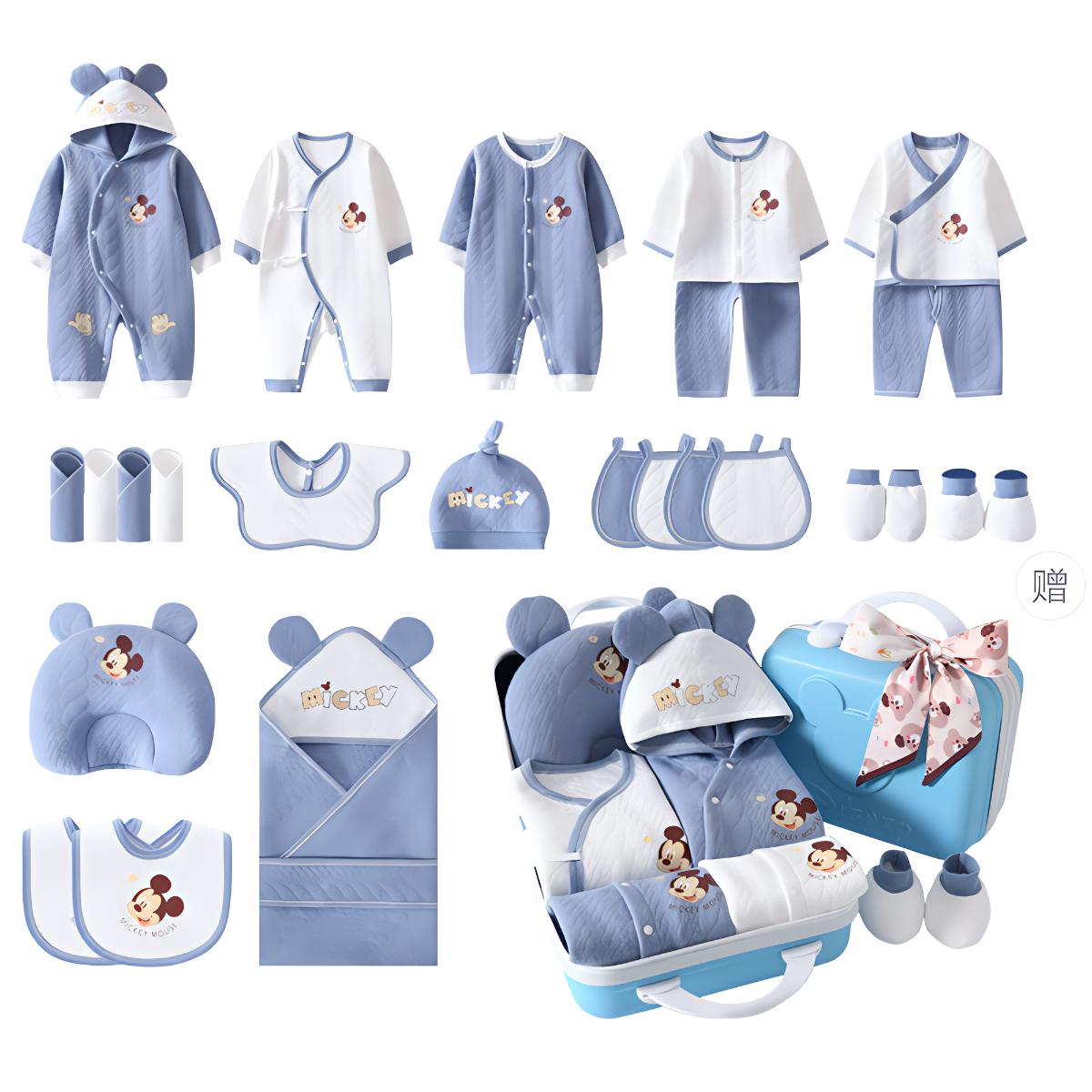 

Подарочный набор для малыша 26 предметов для младенцев и детей ясельного возраста Disney, синий