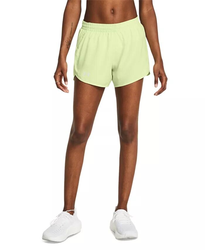 

Женские шорты для бега Fly By с сетчатыми вставками Under Armour, зеленый