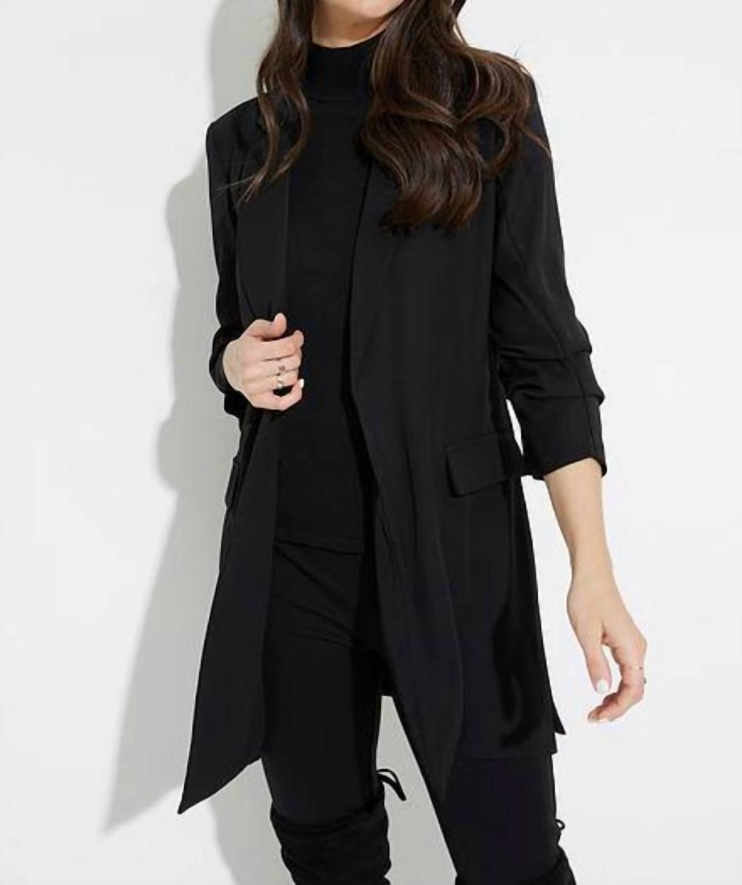 

Joseph Ribkoff Длинный блейзер черного цвета