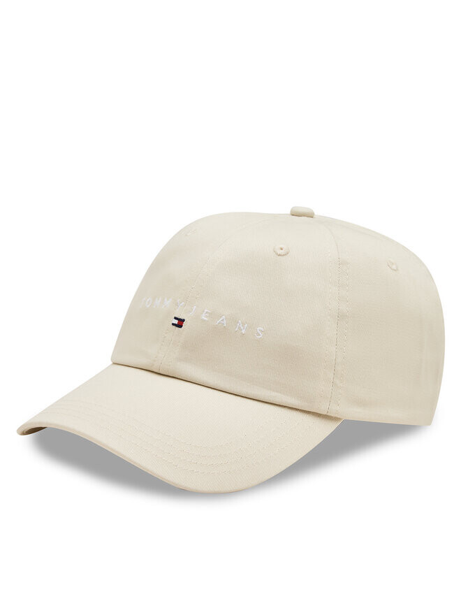 

Бейсболка Tommy Jeans Tjm Linear Logo 6-Panel Cap AM0AM12894, экрю