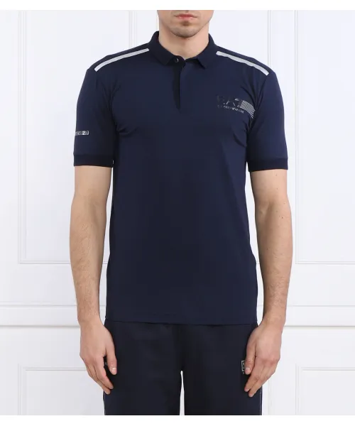 

Футболка поло Regular fit Ea7, синий