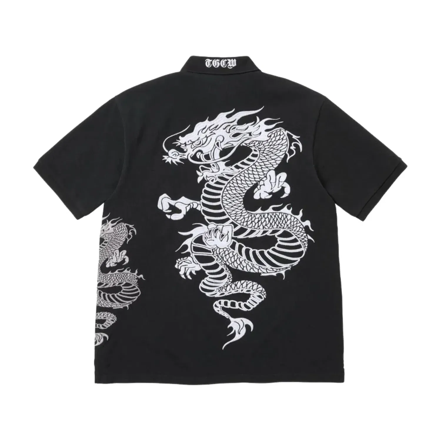 Поло Supreme x The Great China SS26 Wall Dragon 'Black' SUP-SS26-120-BLK, черный — фото 2
