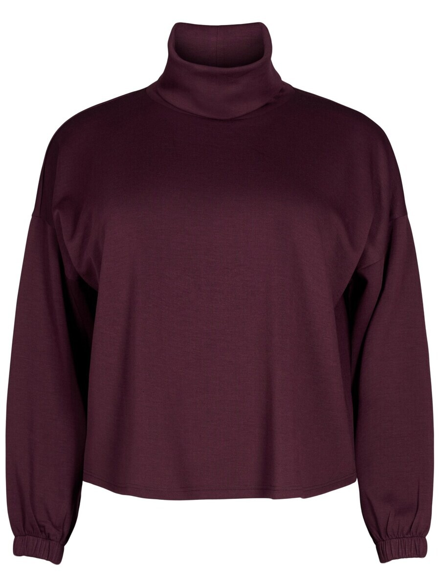

Лонгслив Zizzi Shirt Malisa, цвет blackberry
