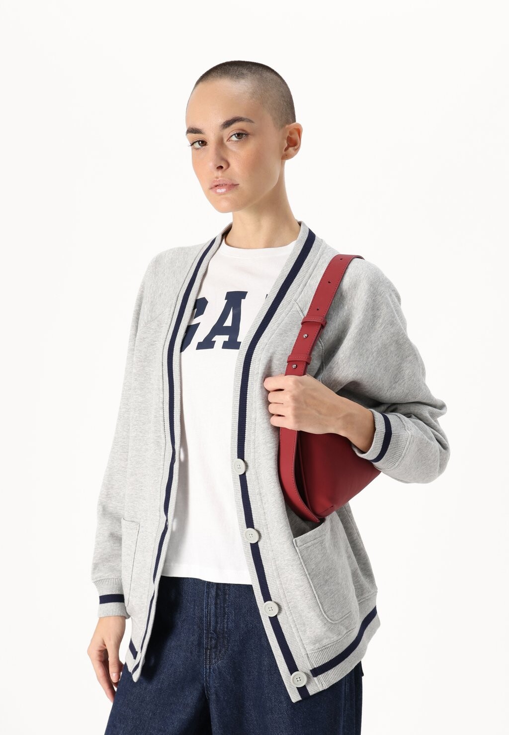 

Кардиган GAP Petite, серый