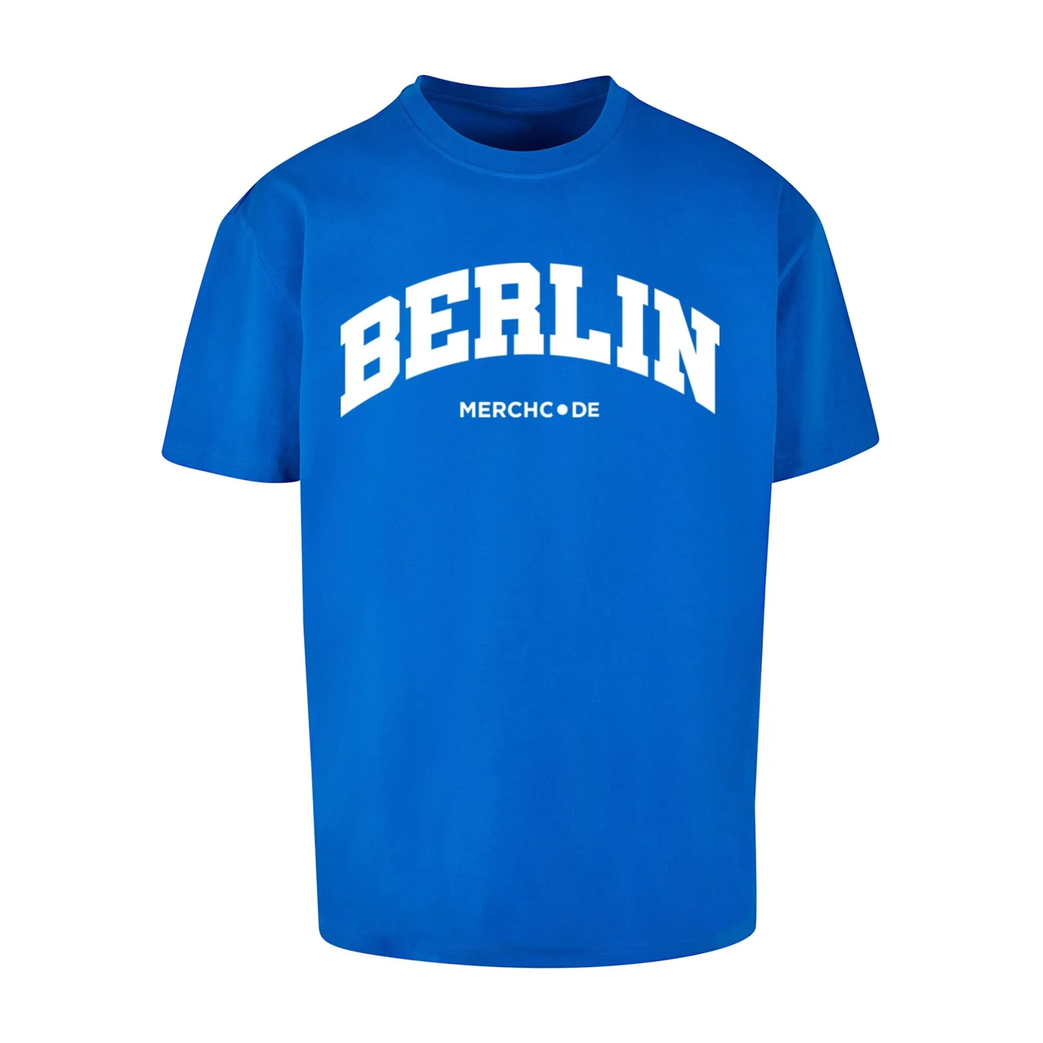 

Футболка Merchcode " Merchcode Men's Berlin Wording - Heavy Oversize Tee", синий