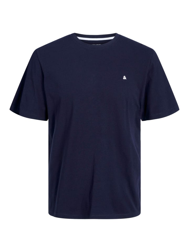 

Футболка JACK & JONES PLUS, темно-синий