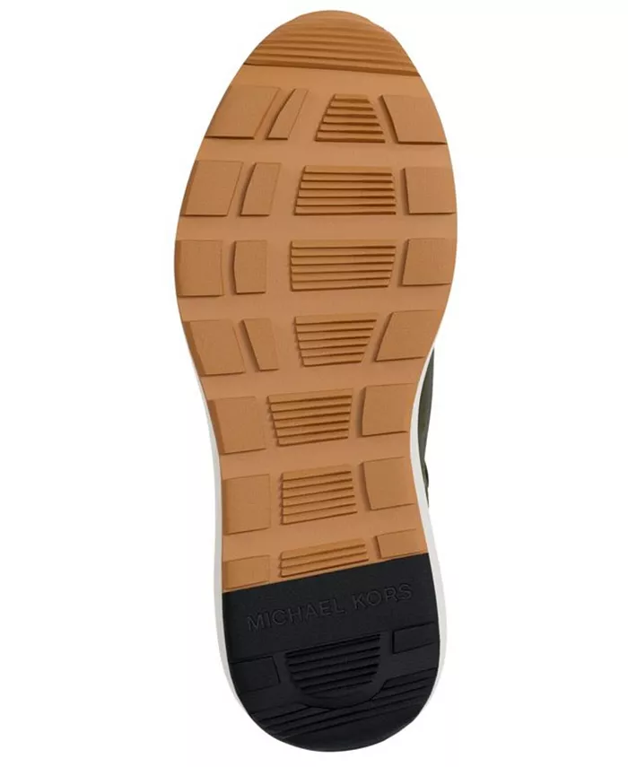 Мужские кроссовки Trevor Round Toe на шнуровке Michael Kors, зеленый — фото 4