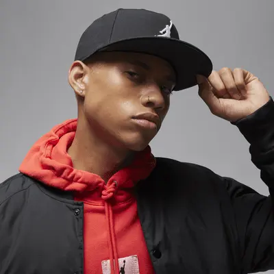 Бейсболка Jordan Jumpman Pro Adjustable Cap, черный/антрацит/белый — фото 2