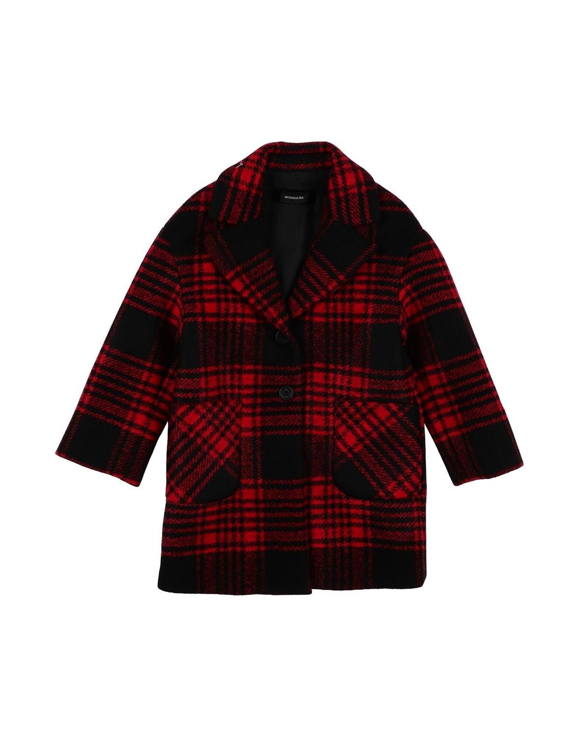 

Пальто для девочек Monnalisa, красный