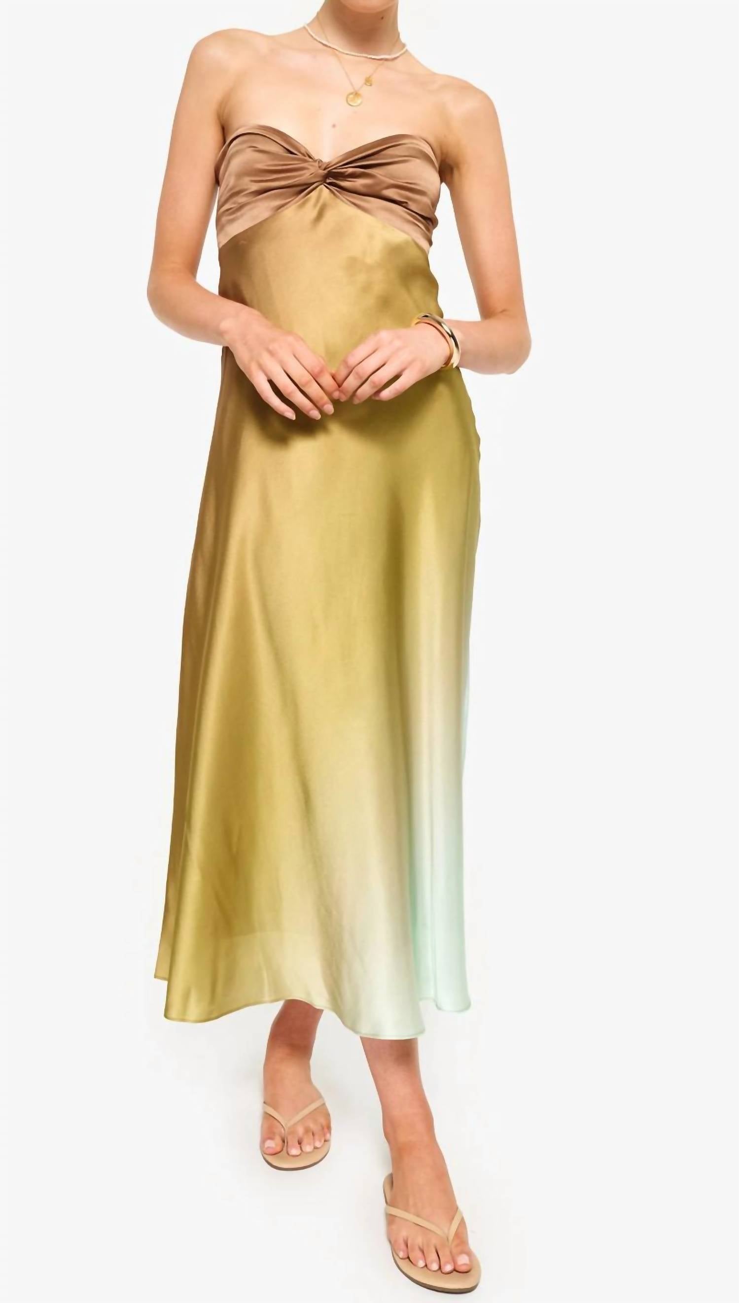 

Платье Aveiro без бретелей в градиенте Oasis Cami NYC, Oasis Ombre