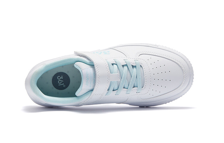 Детские кроссовки для скейтбординга Kids Low-top White 361°Kids, белый — фото 4