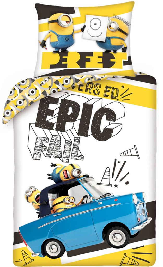 

Пододеяльник Minions Epic Fail - 140 x 200 см - хлопок Halantex