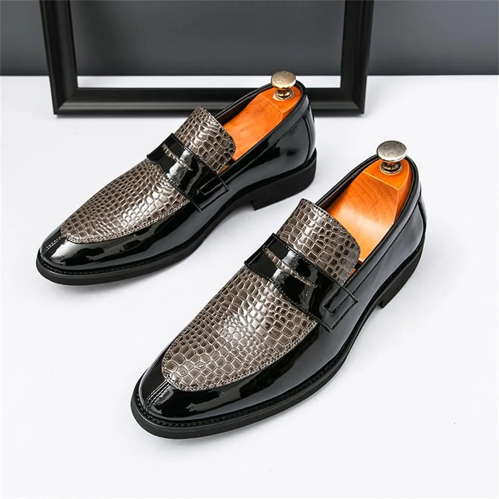 Лоферы повседневные Leather Loafers, черно-серый CHUUMEE — фото 4