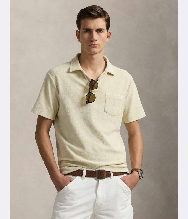 

Рубашка поло Regular fit frotinis audinys Polo Ralph Lauren, желтый