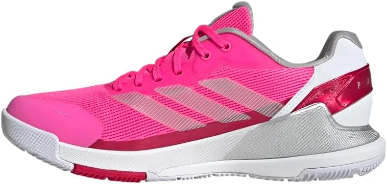 Кроссовки для падел-тенниса adidas Crazyquick Lightstrike, Lucid Pink/Silver Metallic/Lucid Red — фото 4