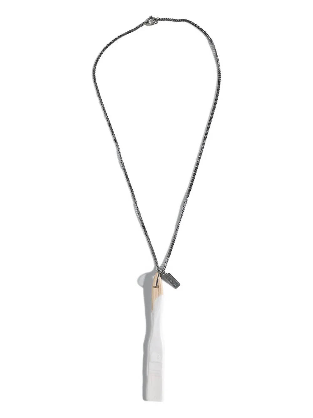 

Колье Paintbrush MM6 Maison Margiela, серебяный