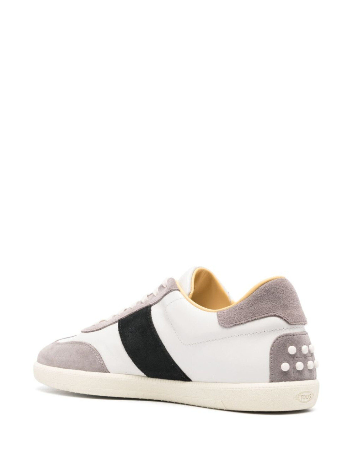 Tod's кроссовки Tabs в стиле колор-блок, нейтральный цвет — фото 3