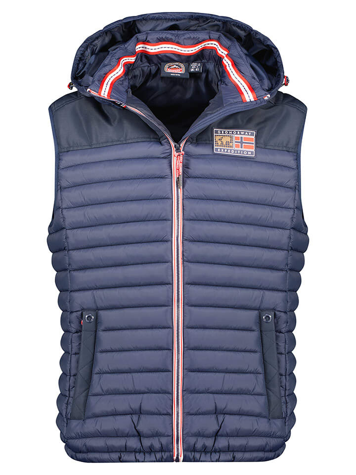 

Стеганый жилет Geographical Norway Vadalmo, темно-синий
