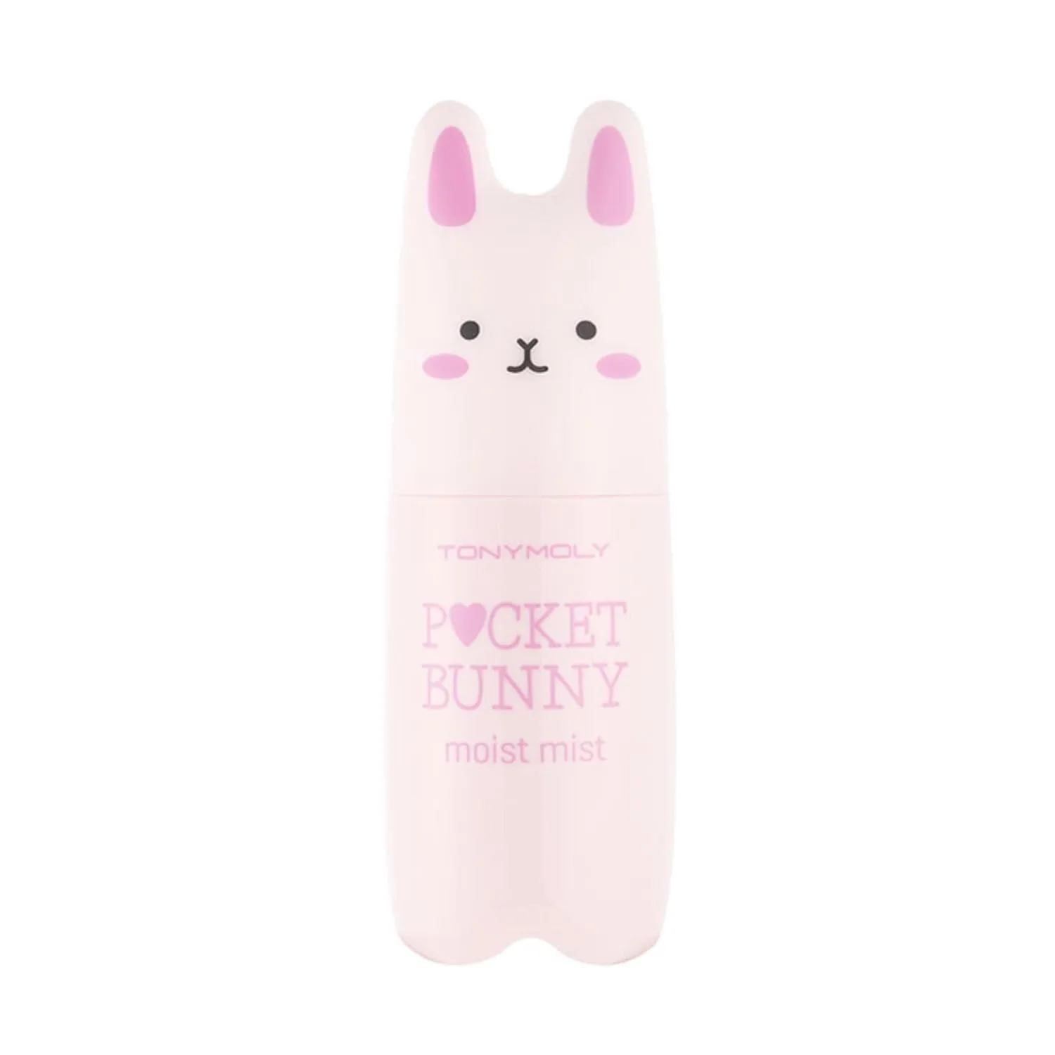 TONYMOLY Pocket Bunny Facial Mist - увлажняющий спрей для лица, освежающий и увлажняющий, дорожный размер, легкий уход за кожей, подарок в стиле K-Beauty 60 мл (1 шт.), Moist Mist — фото 2