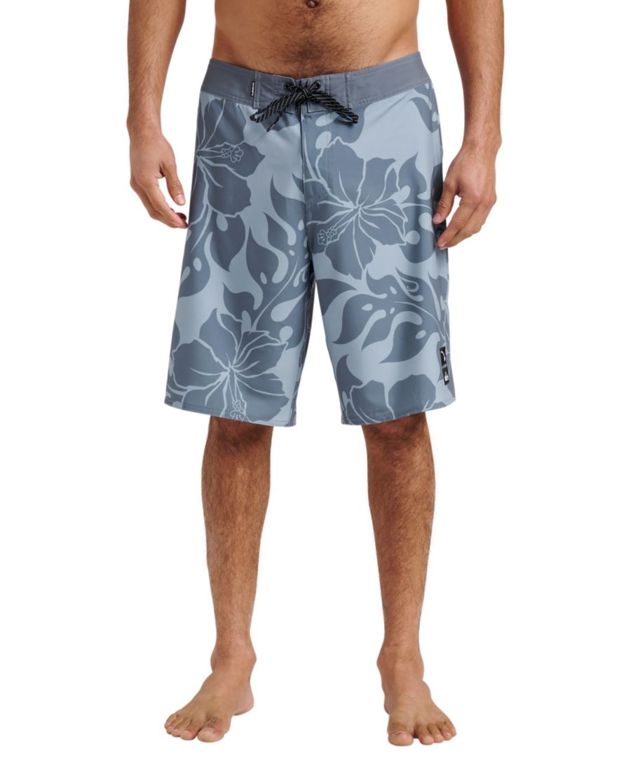 

Мужские прямые шорты для серфинга Surfsilk Hibiscus Quiksilver, China blue